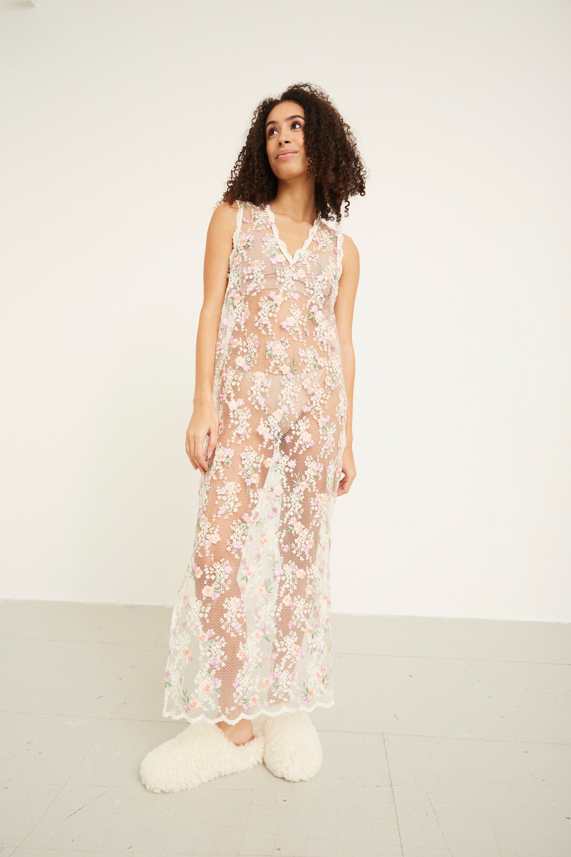 HUNKØN Dolores dress Kjoler Floral