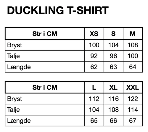 HUNKØN Duckling T-shirt T-shirts Black Duck