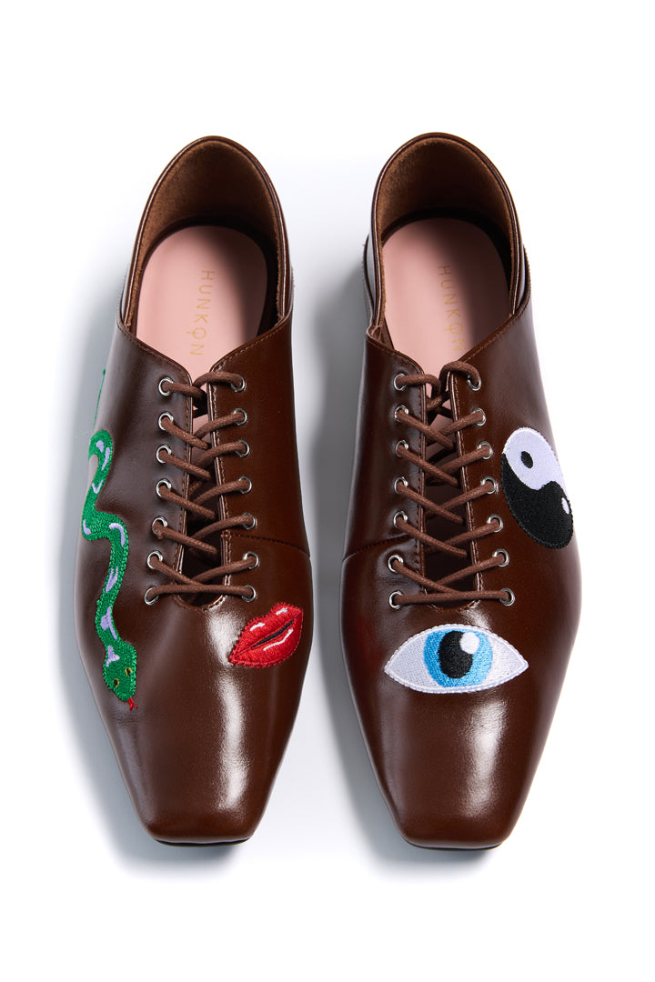 HUNKØN Elfrida Shoes Accessories Brown