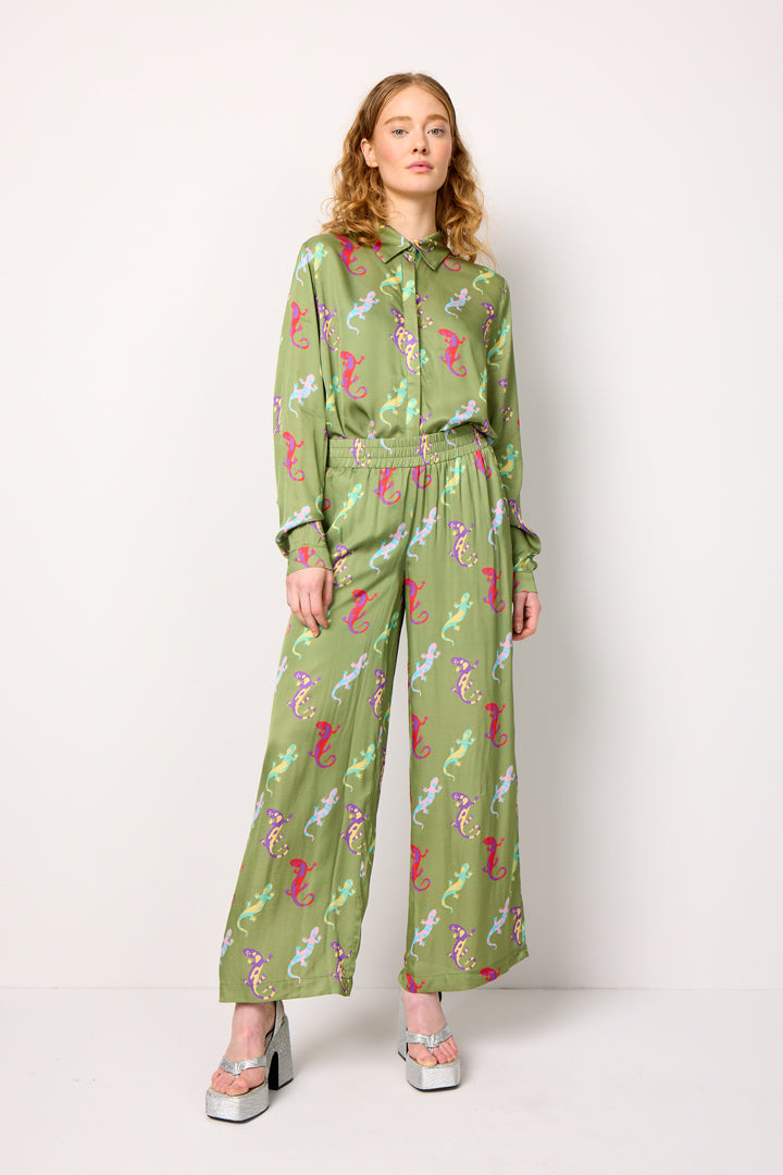 HUNKØN Eloise Trousers Bukser The Salamander Art Print