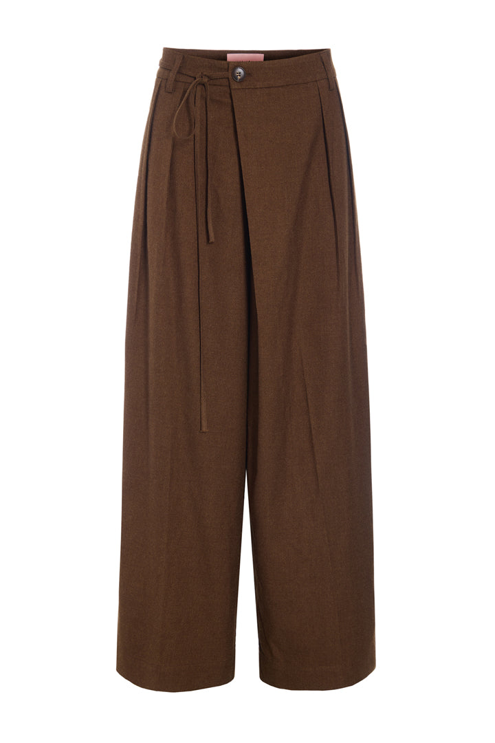 HUNKØN Emiko Trousers Bukser Brown