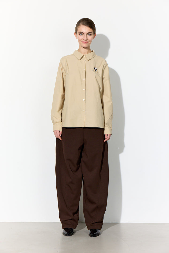 HUNKØN Esme Shirt Skjorter Beige