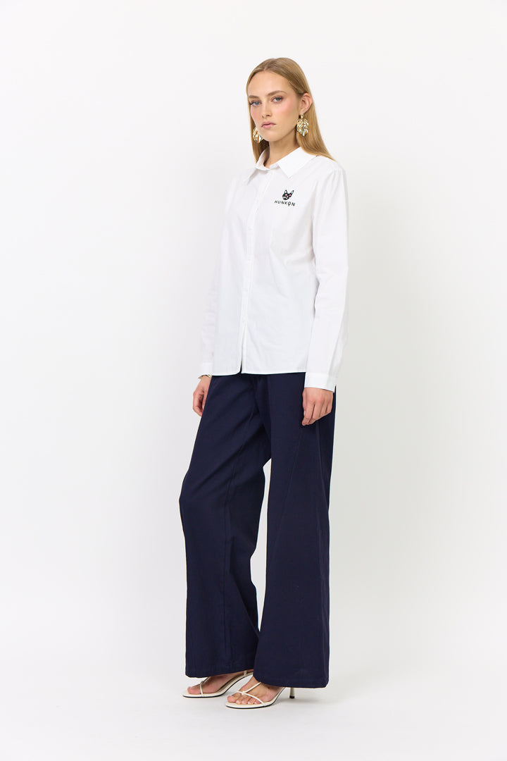HUNKØN Esme Shirt Skjorter White
