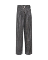 HUNKØN Estelle Trousers Bukser Soft Black Glitter