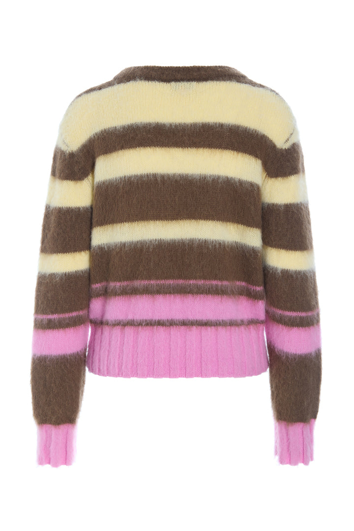 HUNKØN Farah Knit Blouse Bluser Rose Rib