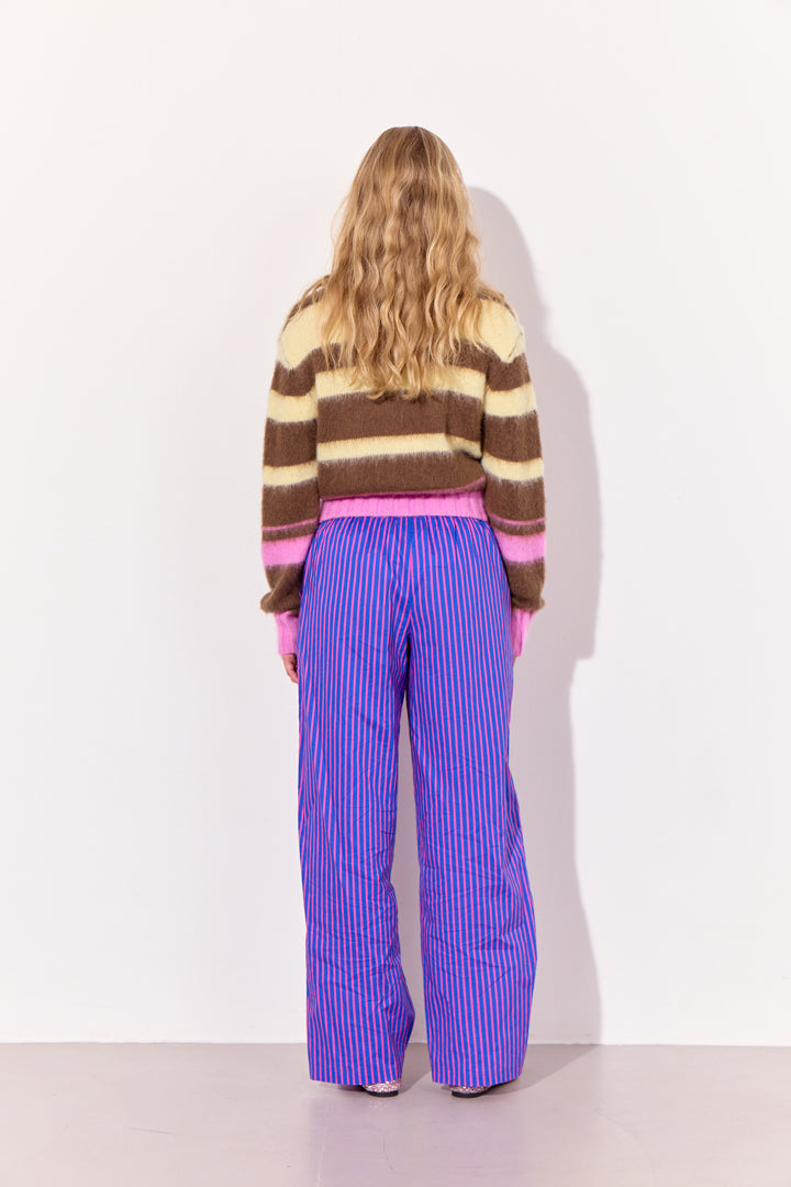 HUNKØN Farah Knit Blouse Bluser Rose Rib