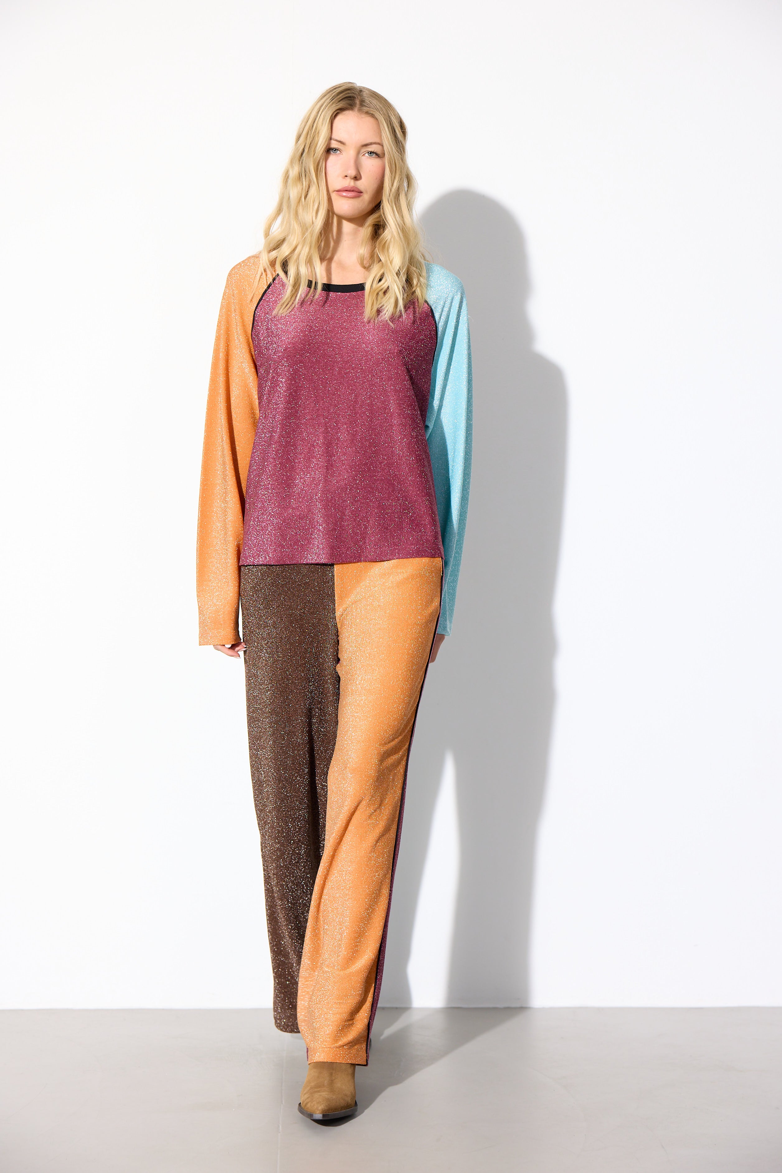 HUNKØN Fatima Blouse Bluser Mixed Glitter
