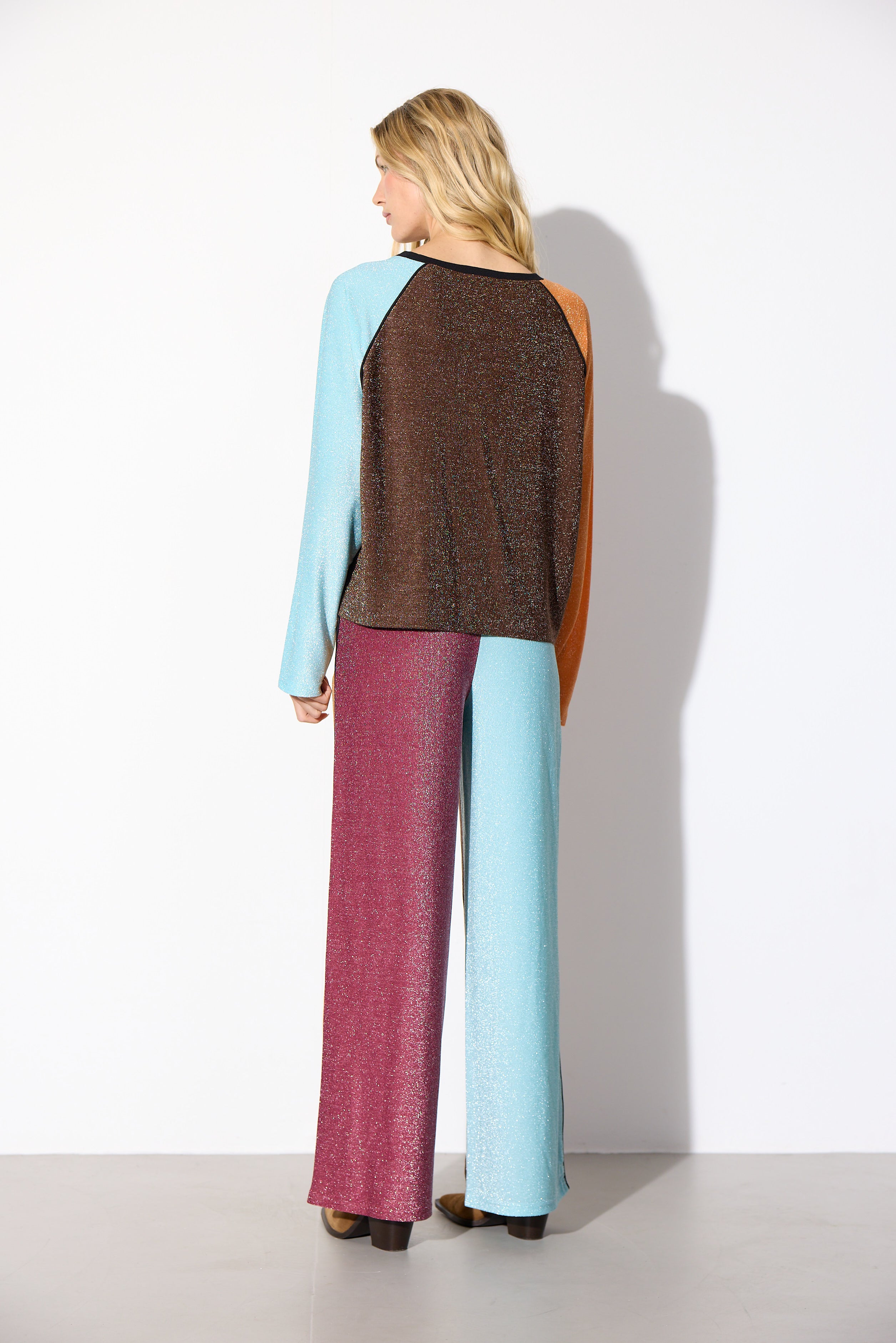 HUNKØN Fatima Blouse Bluser Mixed Glitter