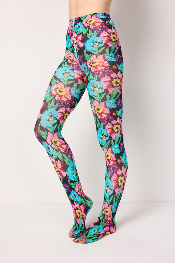 HUNKØN Gloria Stockings Accessories Flowerbomb Art Print