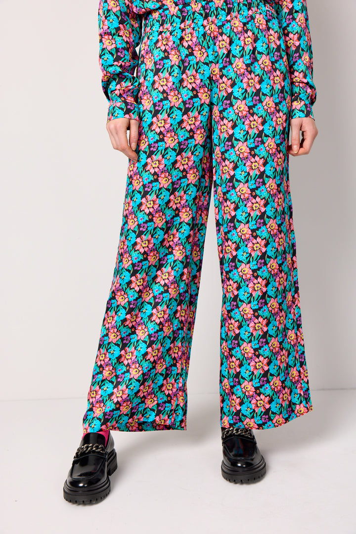 HUNKØN Gloria Trousers Bukser Flowerbomb Art Print