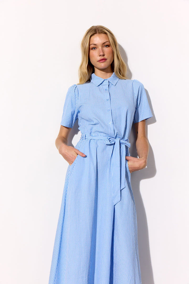 HUNKØN Gudrun Dress Kjoler Blue