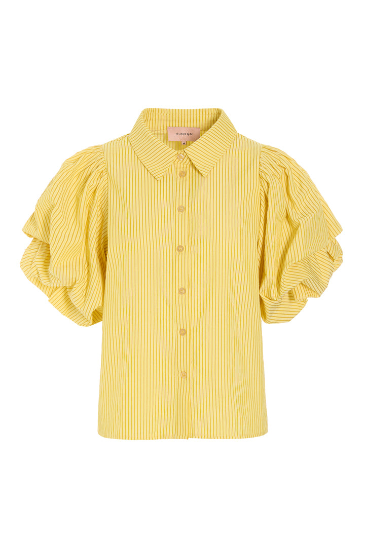 HUNKØN Gudrun Shirt Skjorter Yellow