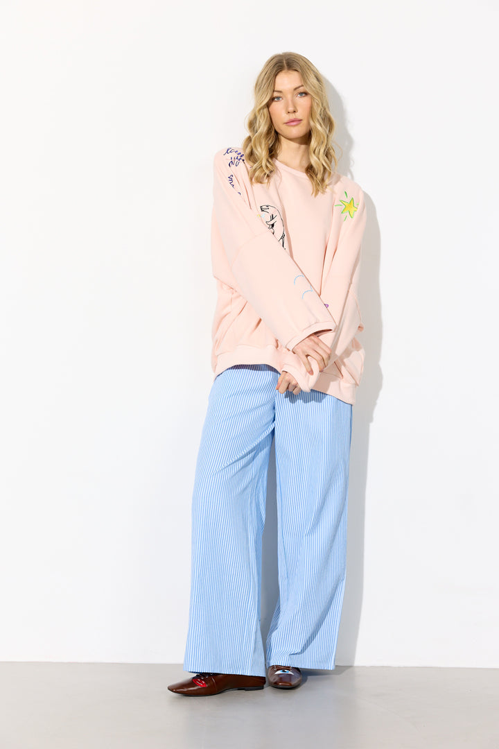 HUNKØN Gudrun Trousers Bukser Blue