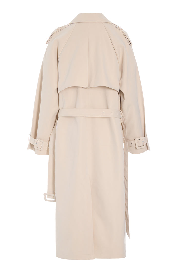 HUNKØN Gunilla Trenchcoat Frakker Cream