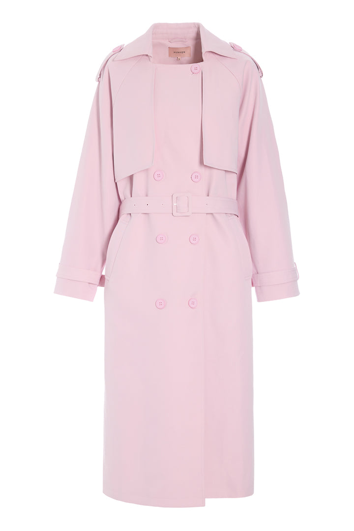 HUNKØN Gunilla Trenchcoat Frakker Rose