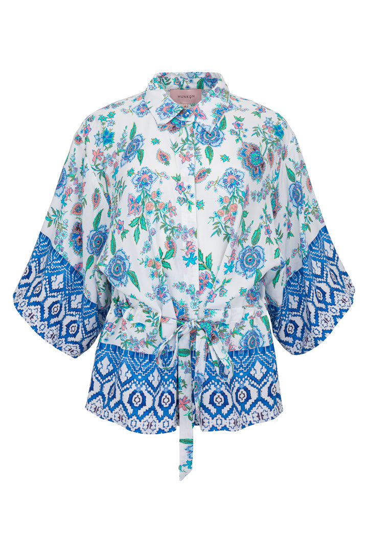 HUNKØN Helene Shirt Skjorter Blue