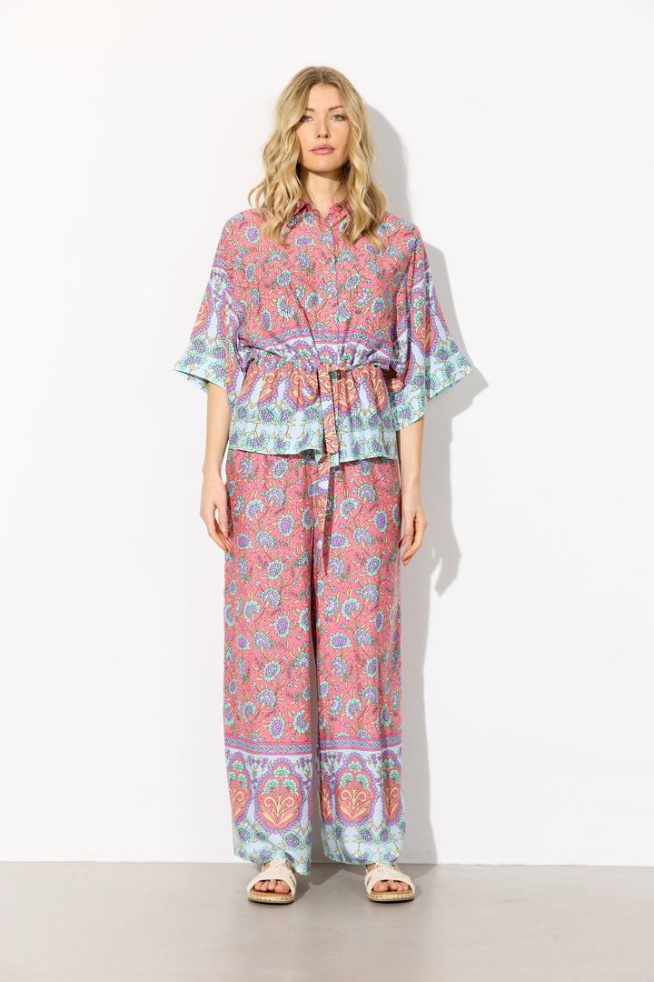 HUNKØN Helene Trousers Bukser Berry