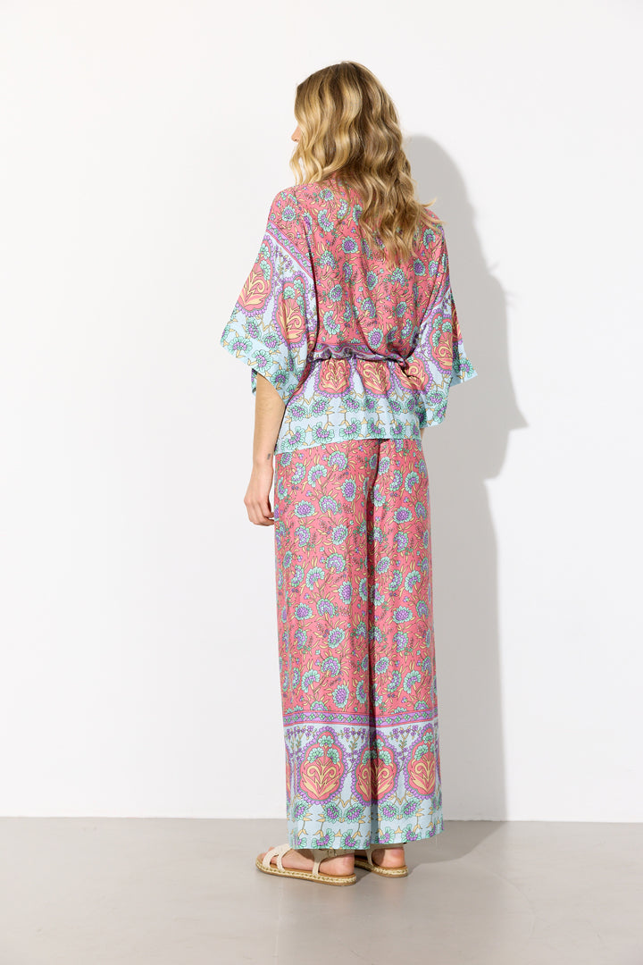 HUNKØN Helene Trousers Bukser Berry