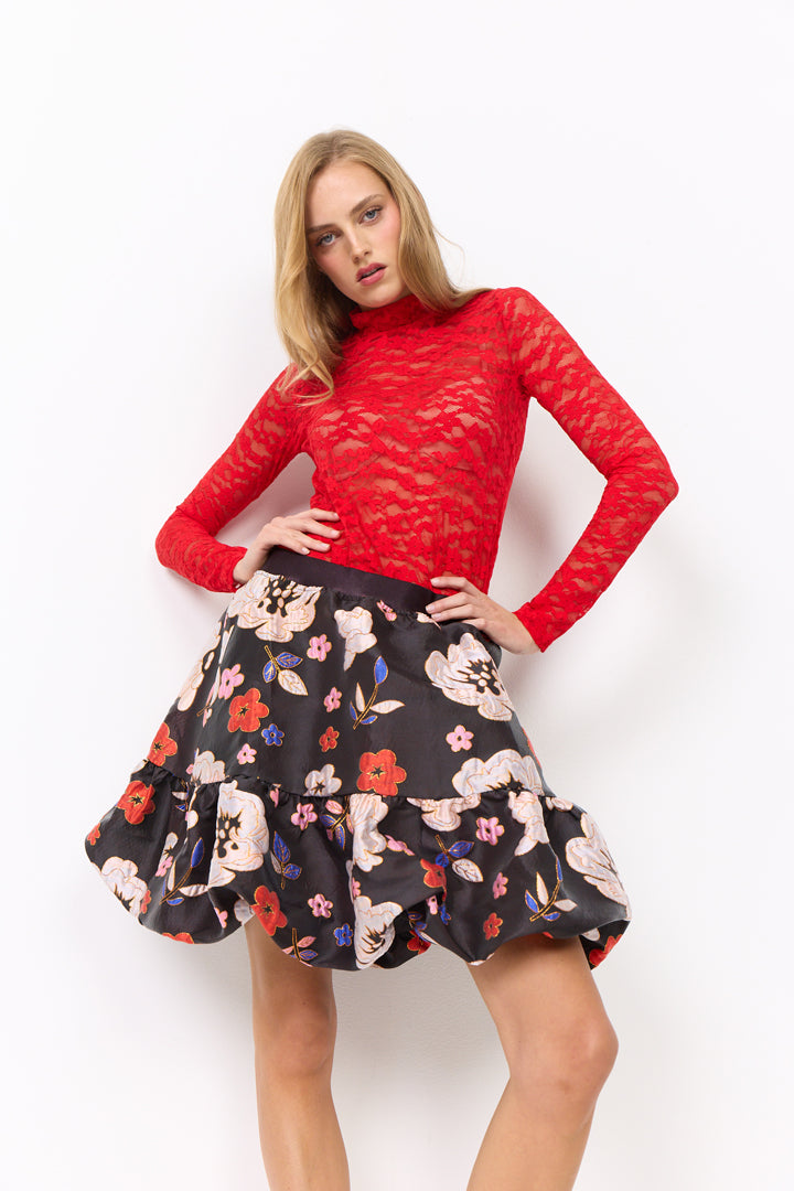 HUNKØN Helle Skirt Nederdele Floral