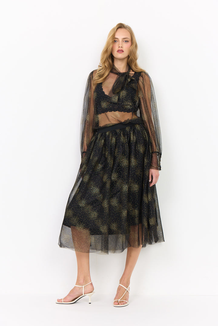 HUNKØN Huxi Blouse Bluser Black