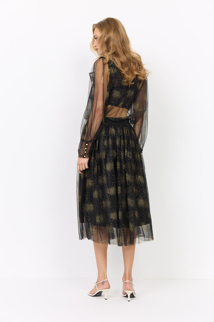 HUNKØN Huxi Blouse Bluser Black
