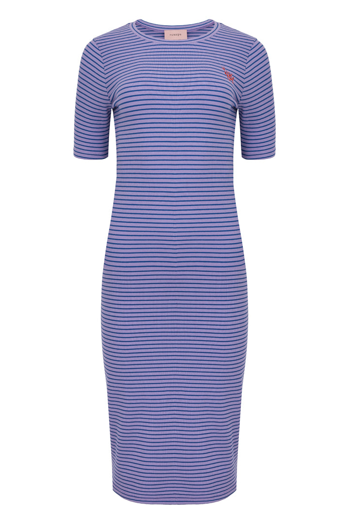 HUNKØN Indie Dress Kjoler Purple Striped