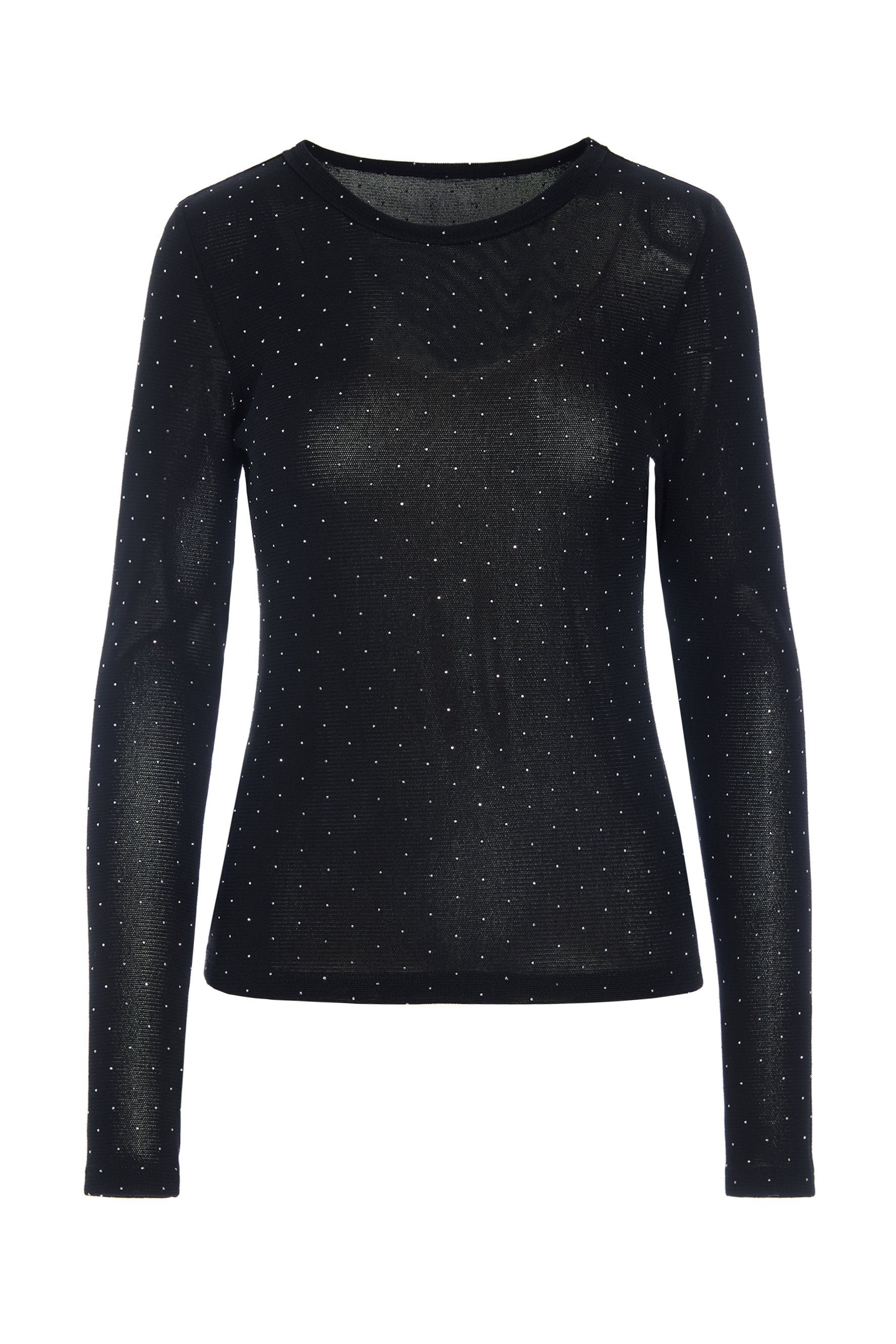 HUNKØN Inez Blouse Bluser Black