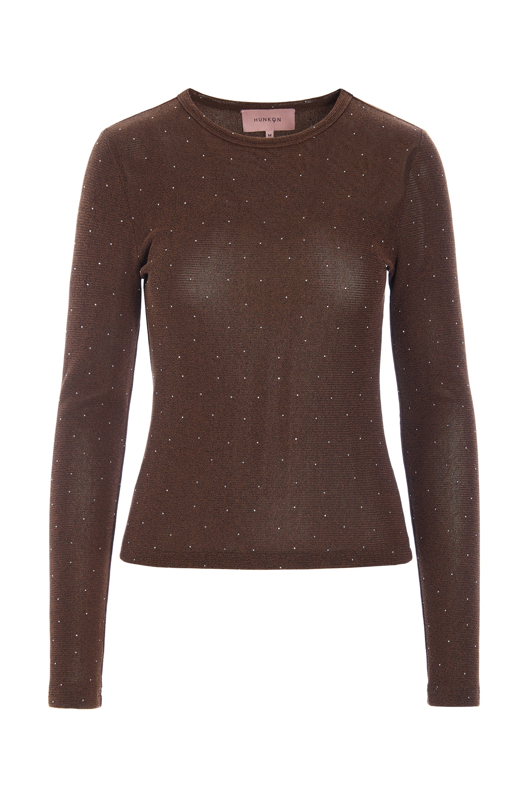 HUNKØN Inez Blouse Bluser Brown