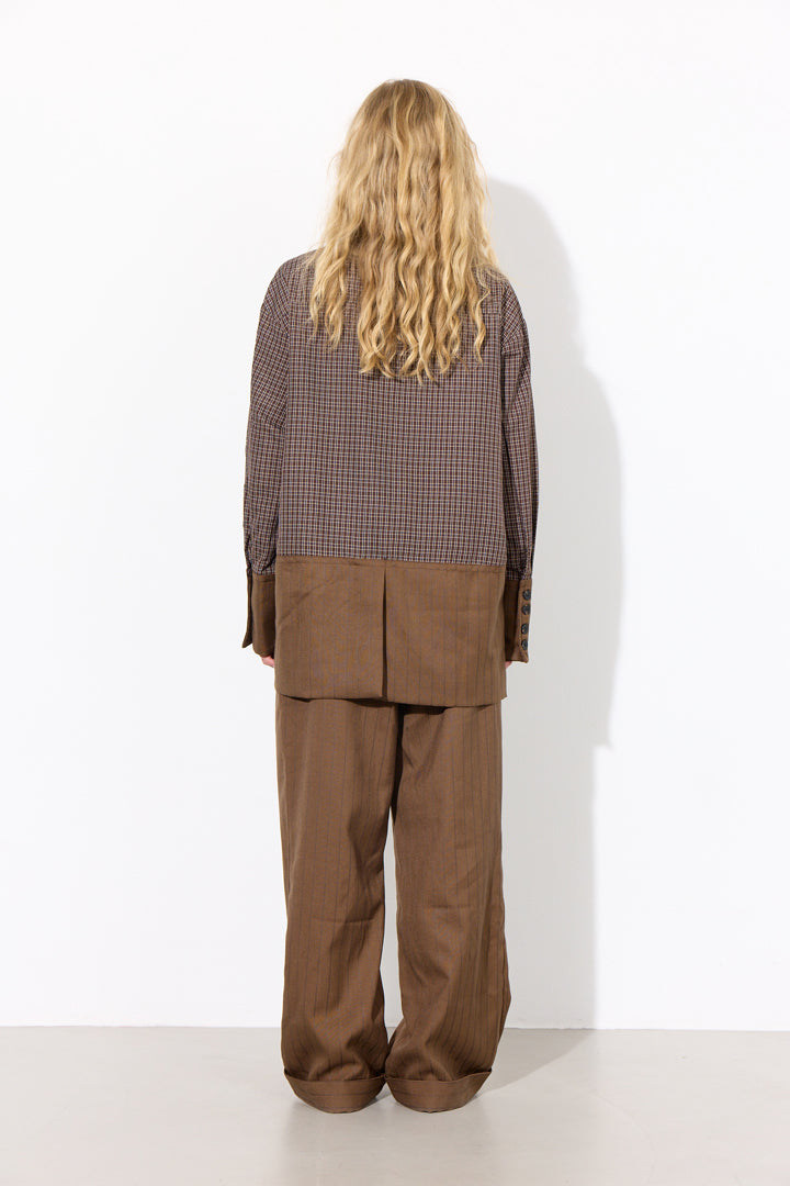 HUNKØN Irena Shirt Skjorter Brown