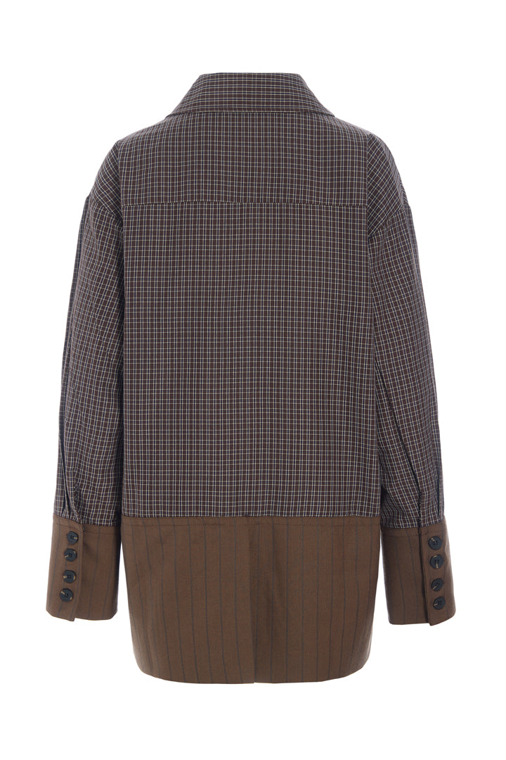 HUNKØN Irena Shirt Skjorter Brown