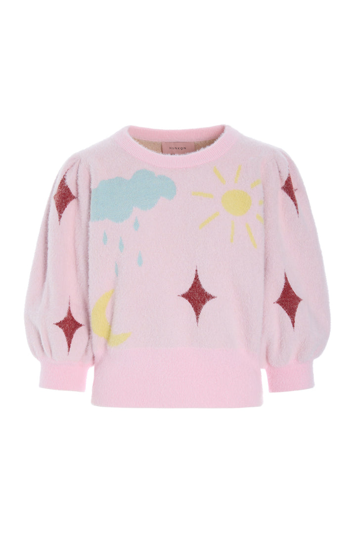 HUNKØN Ivalu Blouse Bluser Pink