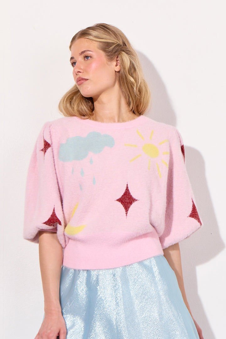 HUNKØN Ivalu Blouse Bluser Pink