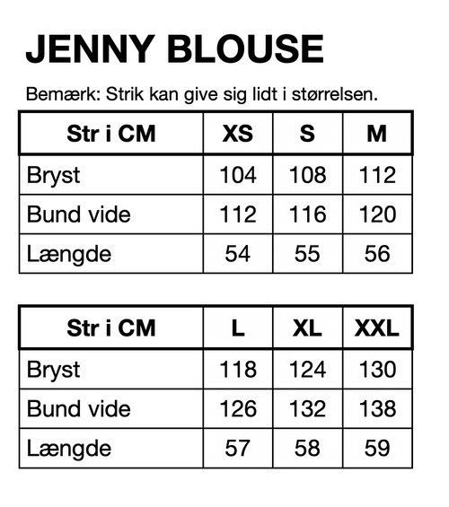 HUNKØN Jenny Knit Blouse Bluser White