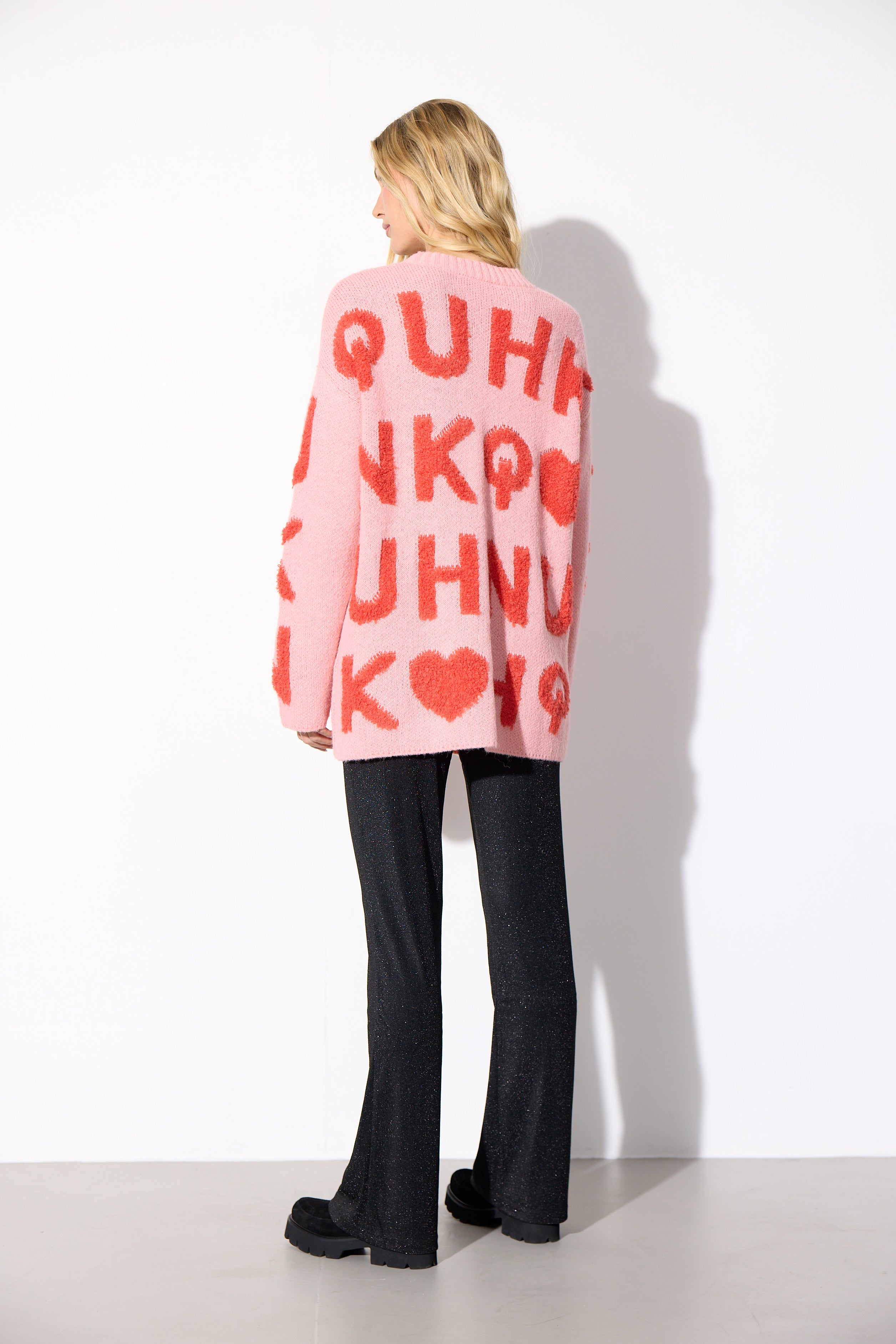 HUNKØN Jenny Knit Cardigan Cardigans Pink
