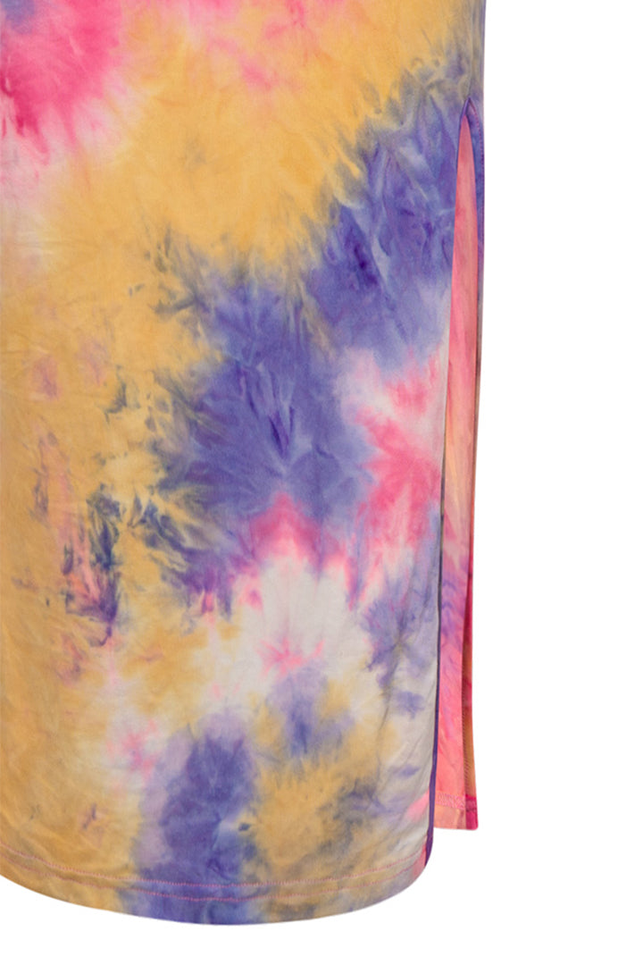 HUNKØN Joan One Shoulder Dress Kjoler Tie dyed