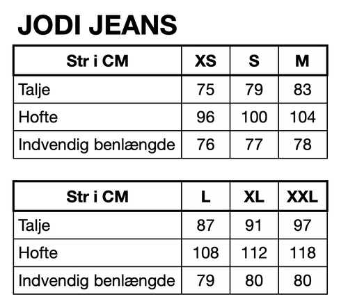 HUNKØN Jody Ripped Jeans Bukser Light Denim