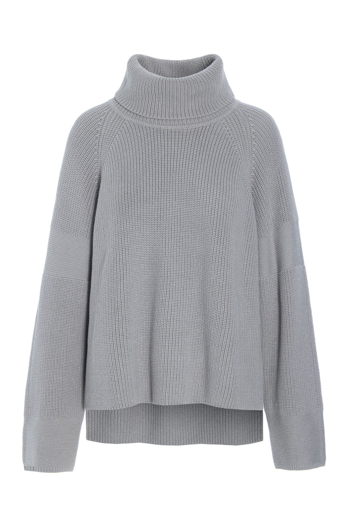 HUNKØN Jules Knit Blouse Bluser Grey