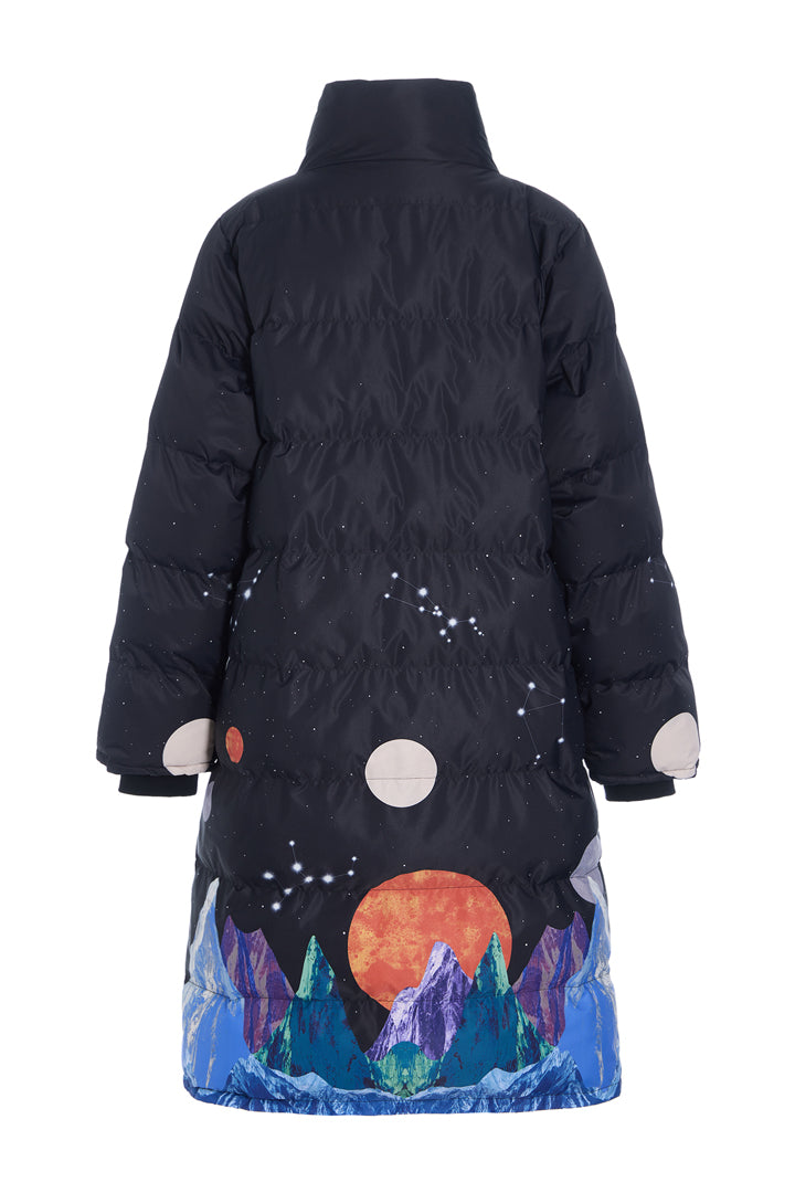 HUNKØN Justice Jacket Jakker Outer Space Art Print