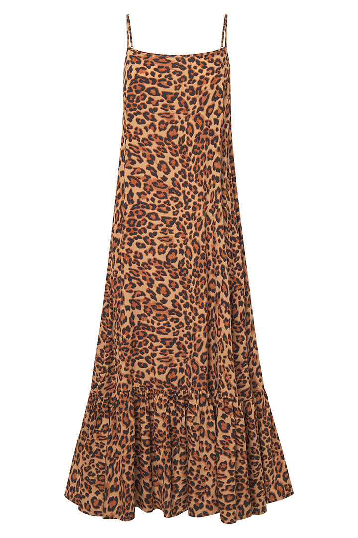 HUNKØN Kate Dress Kjoler Leopard