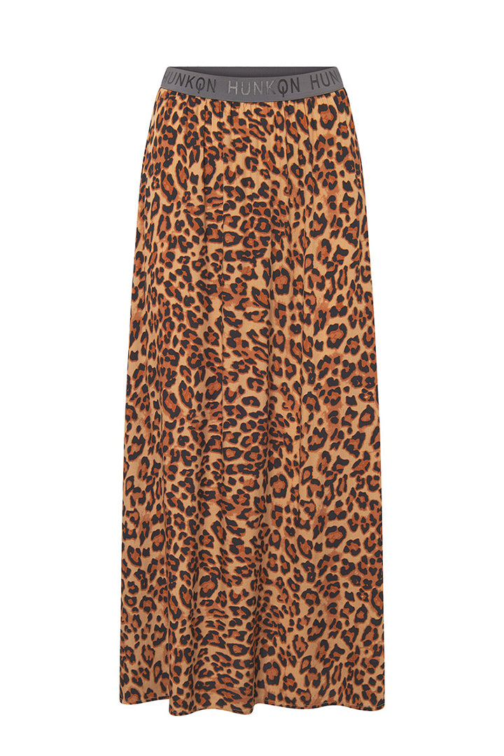 HUNKØN Kate Skirt Nederdele Leopard