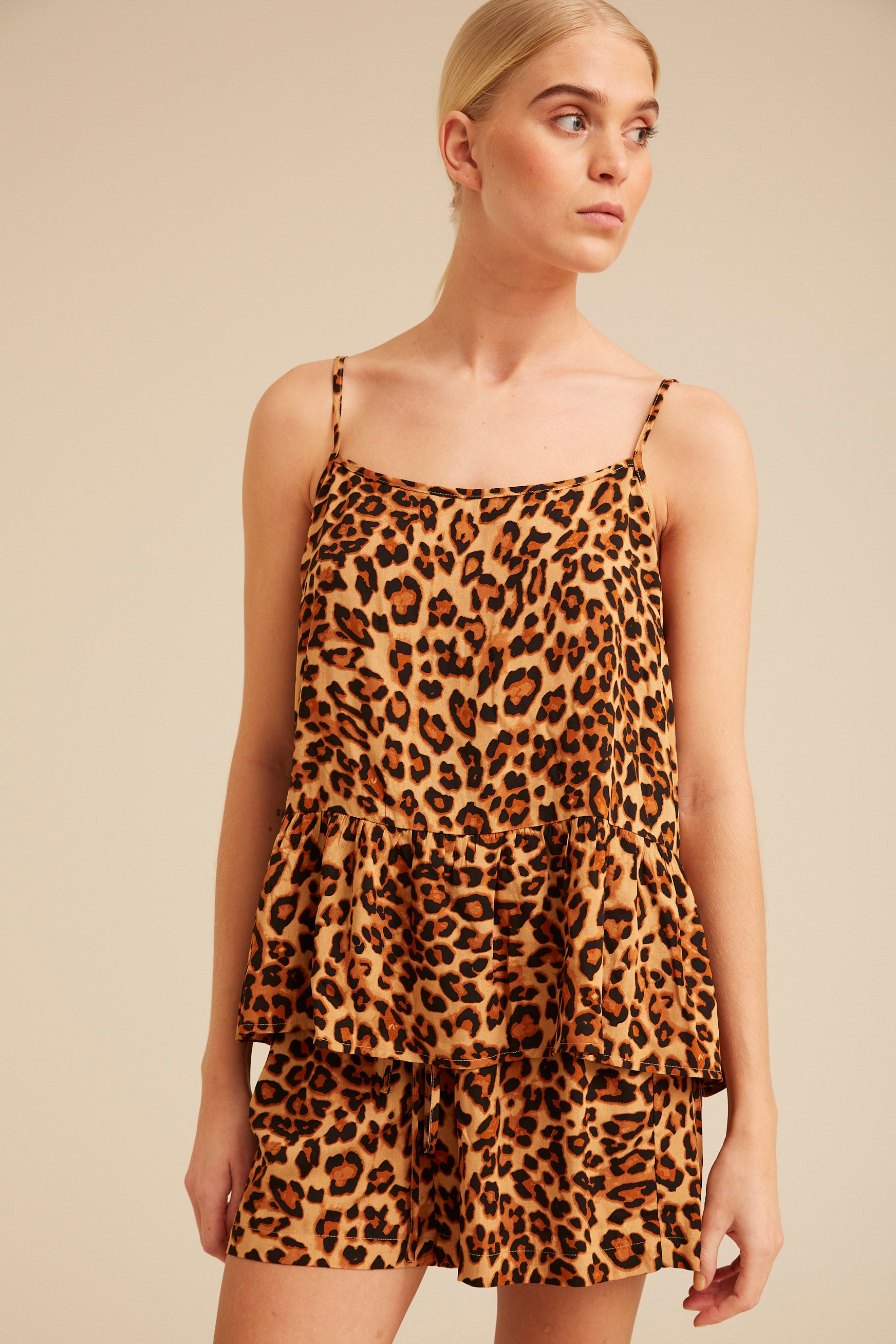 HUNKØN Kate Top Toppe Leopard