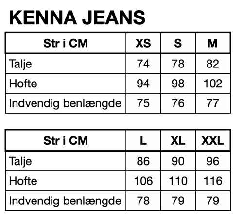 HUNKØN Kenna Jeans Bukser Light Denim