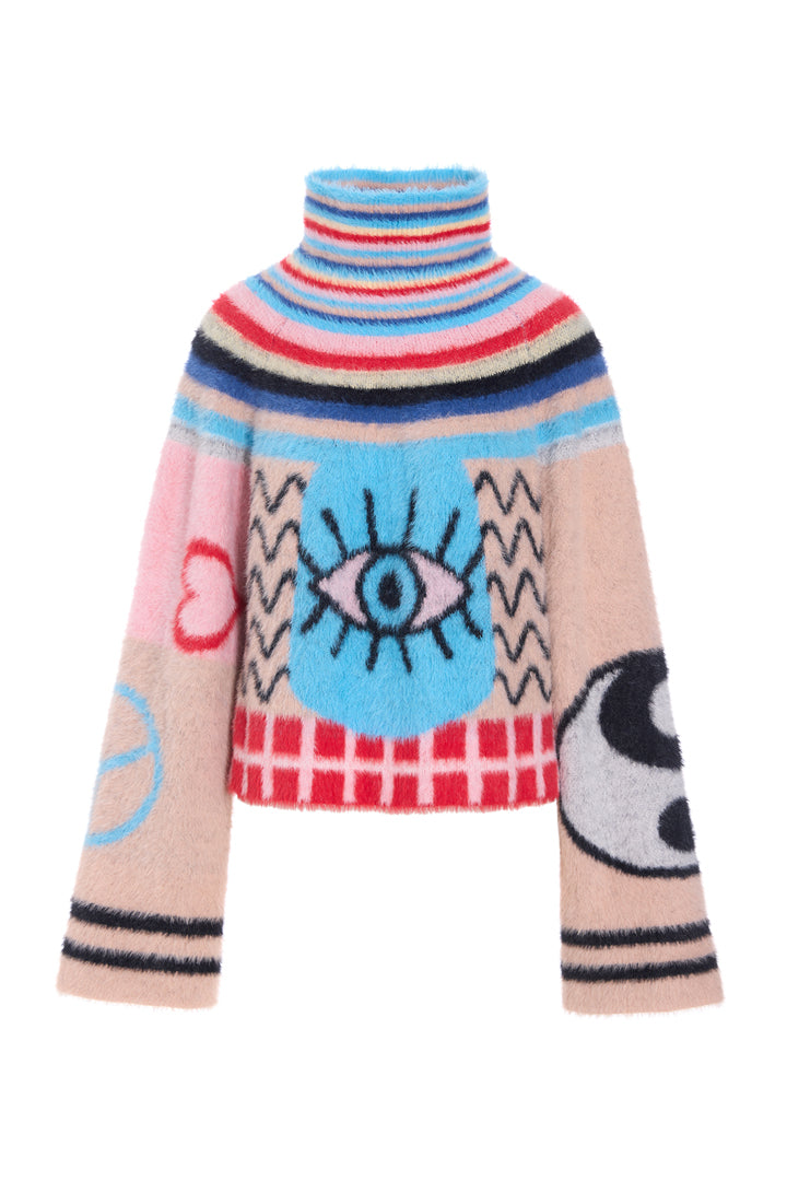 HUNKØN Kitti Knit Blouse Bluser Mixed