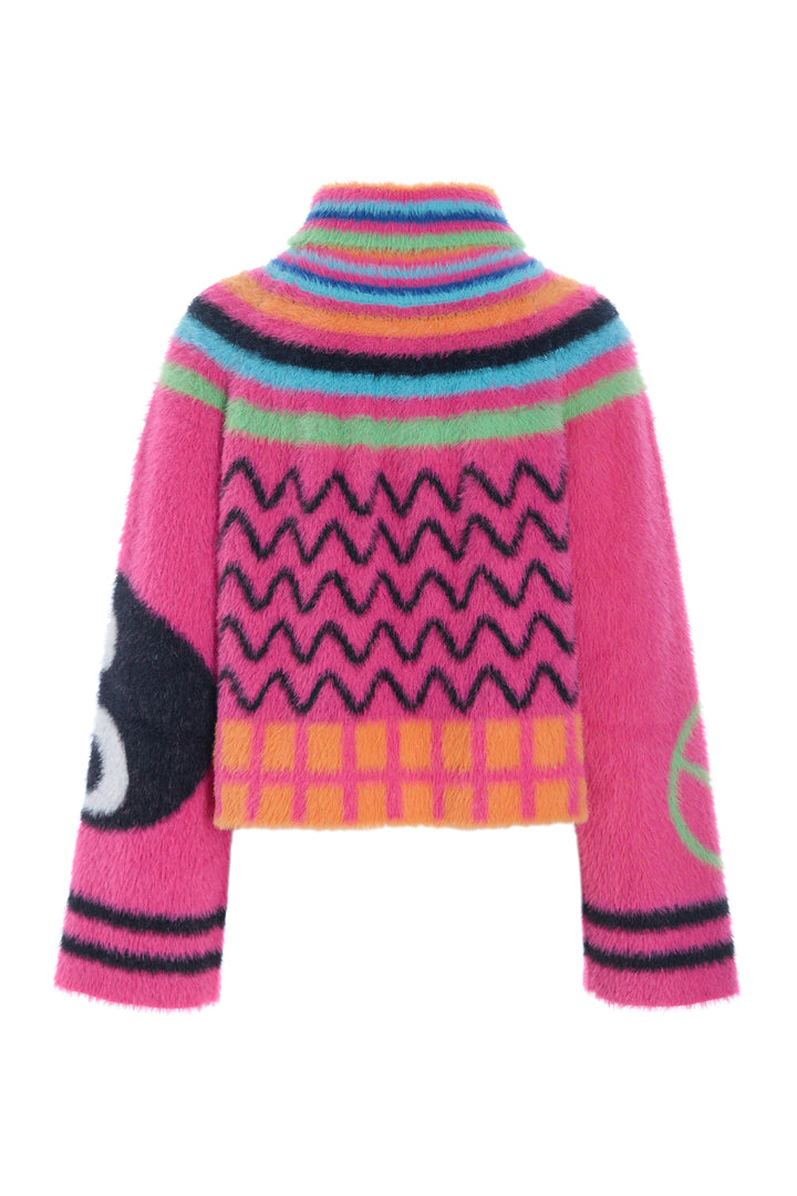 HUNKØN Kitti Knit Blouse Bluser Green Eye
