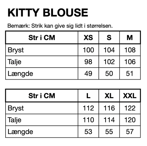 HUNKØN Kitti Knit Blouse Bluser Loud Leo