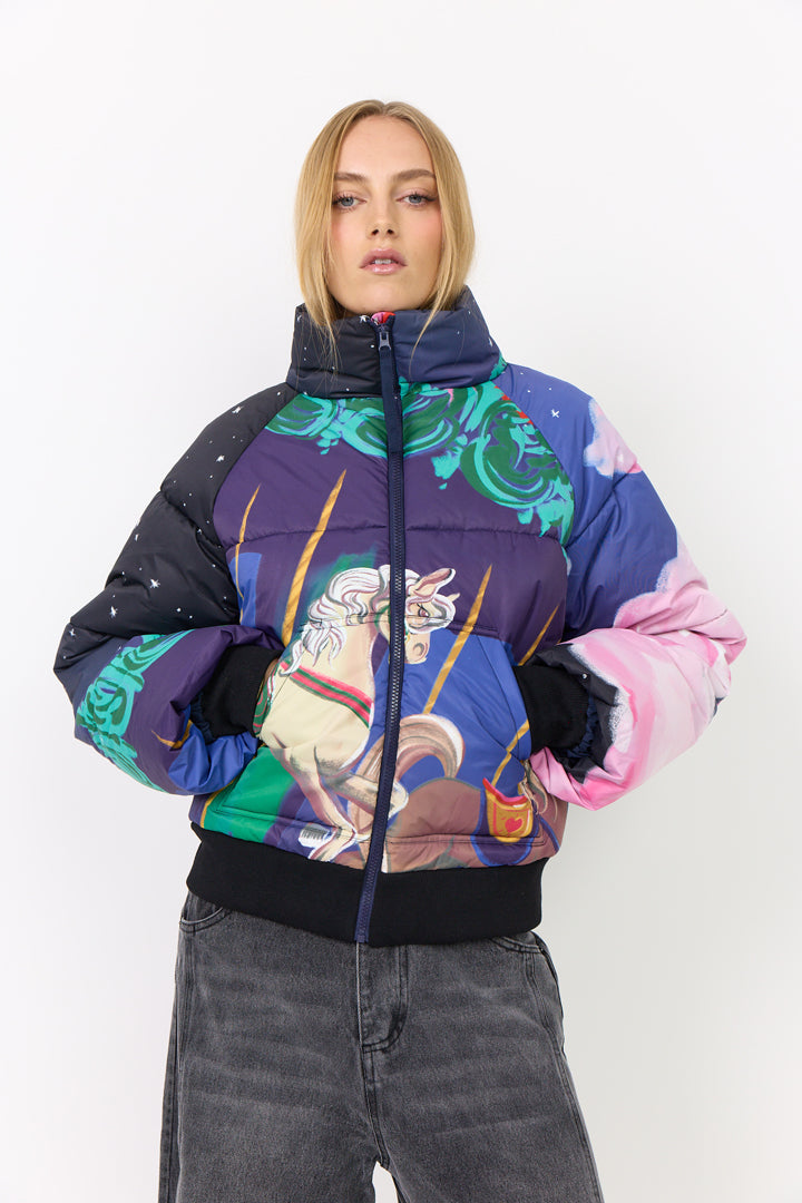 HUNKØN Kiwi Bomberjacket Jakker Dream Fairground Art Print