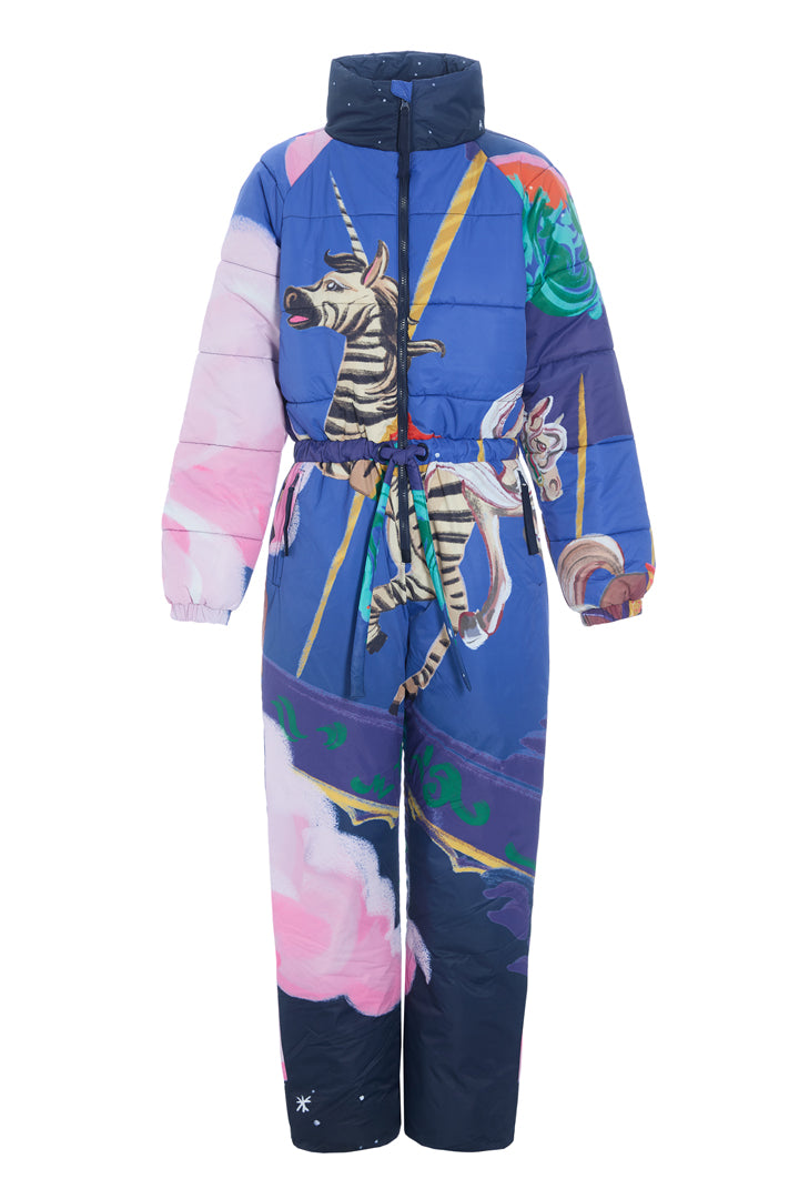 HUNKØN Kiwi Snowsuit Flyverdragter Dream Fairground Art Print