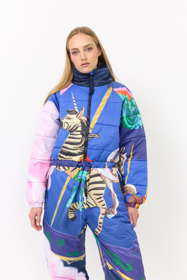 HUNKØN Kiwi Snowsuit Flyverdragter Dream Fairground Art Print