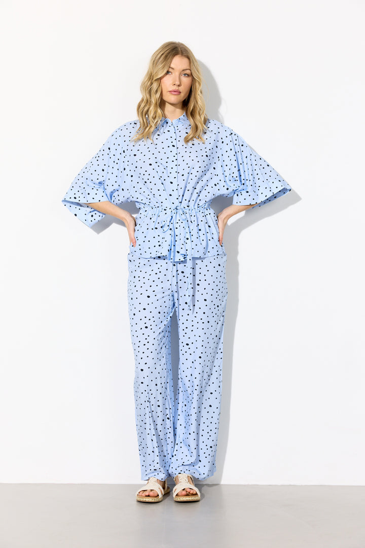 HUNKØN Kris Shirt Skjorter Blue