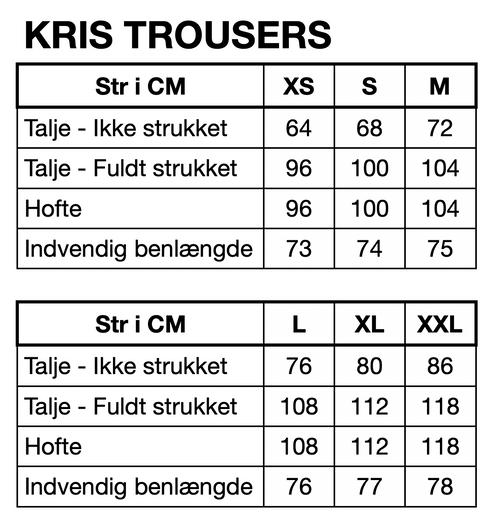 HUNKØN Kris Trousers Bukser Rose